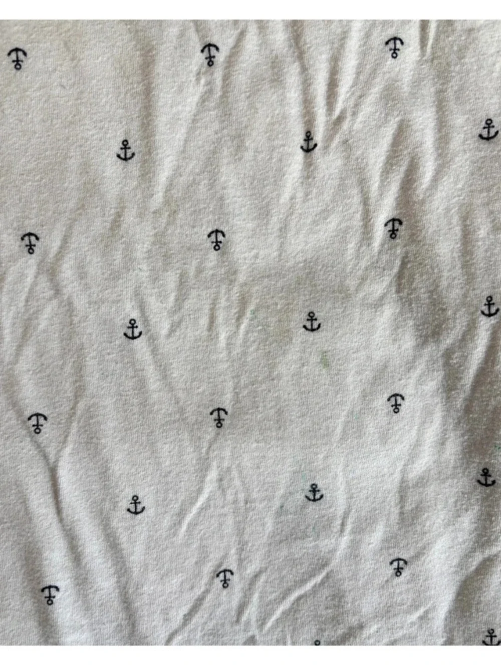 Old Navy Boys Anchor Print T-Shirt White Size Small 6-7